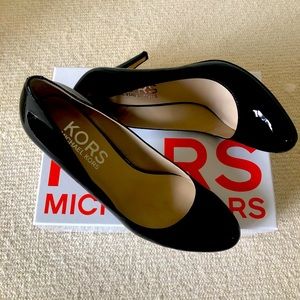 Michael Kors Black Patent Heels